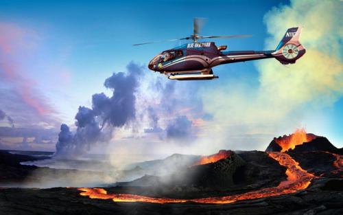 Paradise Hawaii Tours/夏威夷樂天旅游 - Blue Hawaiian Helicopter Circle of Fire/蓝色夏威夷直升飞机火山瀑布游