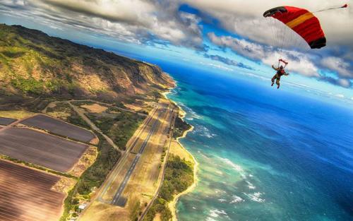 Paradise Hawaii Tours/夏威夷樂天旅游 - Pacific Skydiving/高空跳伞